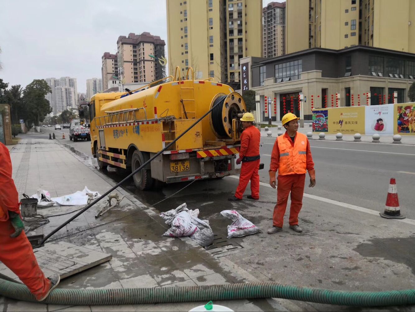 榆次排污管道清淤-管道清洗